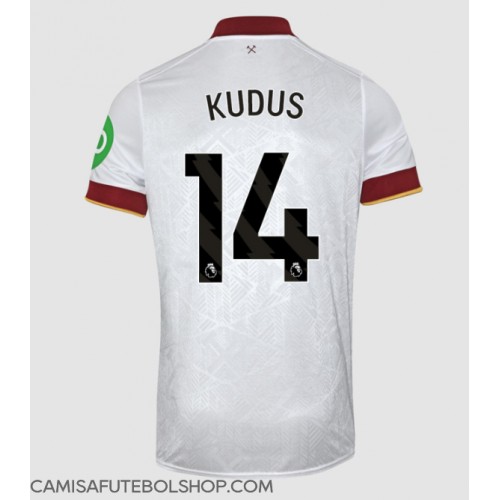 Camisa de time de futebol West Ham United Mohammed Kudus #14 Replicas 3º Equipamento 2024-25 Manga Curta